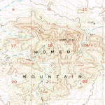 United States Geological Survey Homer Mountain, CA-NV (1956, 62500-Scale) digital map