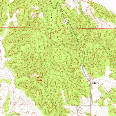 United States Geological Survey Homer, NE-IA (1964, 24000-Scale) digital map
