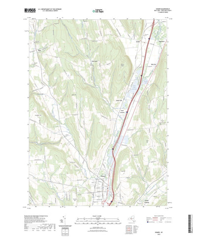 United States Geological Survey Homer, NY (2023, 24000-Scale) digital map