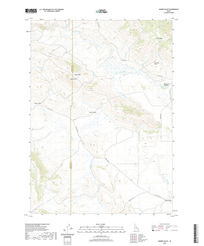 United States Geological Survey Homer Valley, ID (2020, 24000-Scale) digital map