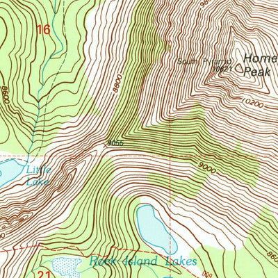 United States Geological Survey Homer Youngs Peak, MT-ID (1997, 24000-Scale) digital map