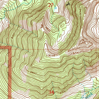 United States Geological Survey Homer Youngs Peak, MT-ID (1997, 24000-Scale) digital map