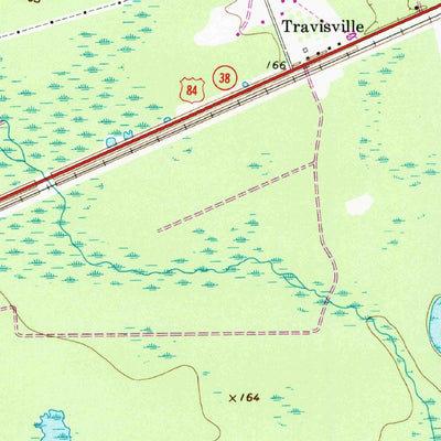 United States Geological Survey Homerville East, GA (1968, 24000-Scale) digital map