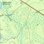 United States Geological Survey Homerville East, GA (1968, 24000-Scale) digital map