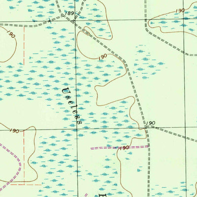 United States Geological Survey Homerville West, GA (1978, 24000-Scale) digital map