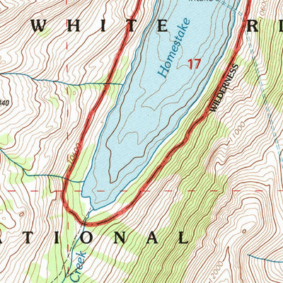 United States Geological Survey Homestake Reservoir, CO (1994, 24000-Scale) digital map