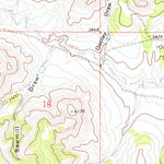 United States Geological Survey Homestead Draw, WY (1971, 24000-Scale) digital map