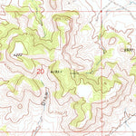 United States Geological Survey Homestead Draw, WY (1971, 24000-Scale) digital map