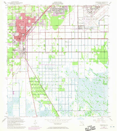United States Geological Survey Homestead, FL (1956, 24000-Scale) digital map