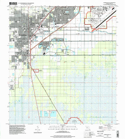 United States Geological Survey Homestead, FL (1994, 24000-Scale) digital map