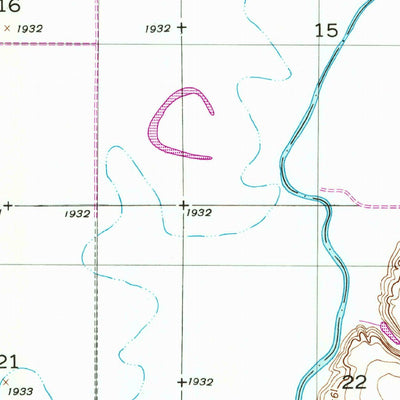 United States Geological Survey Homestead, MT (1947, 24000-Scale) digital map