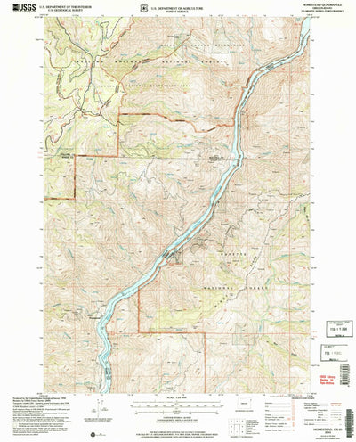 United States Geological Survey Homestead, OR-ID (2004, 24000-Scale) digital map