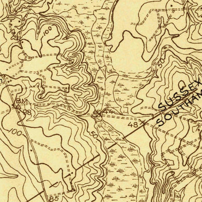 United States Geological Survey Homeville, VA (1919, 48000-Scale) digital map