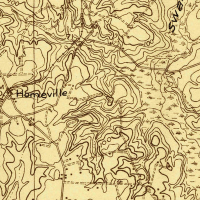 United States Geological Survey Homeville, VA (1919, 48000-Scale) digital map