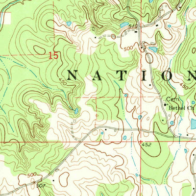 United States Geological Survey Homewood, MS (1968, 24000-Scale) digital map