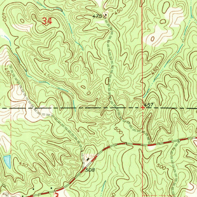 United States Geological Survey Homewood, MS (1968, 24000-Scale) digital map