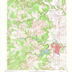 United States Geological Survey Hominy, OK (1966, 24000-Scale) digital map