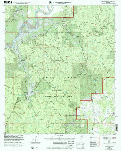 United States Geological Survey Homochitto, MS (2000, 24000-Scale) digital map
