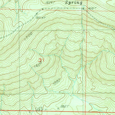 United States Geological Survey Hon, AR (1983, 24000-Scale) digital map