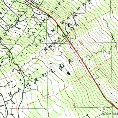 United States Geological Survey Honaunau, HI (1996, 24000-Scale) digital map