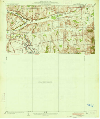 United States Geological Survey Honeoye Falls, NY (1934, 24000-Scale) digital map