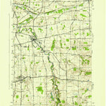 United States Geological Survey Honeoye Falls, NY (1942, 31680-Scale) digital map