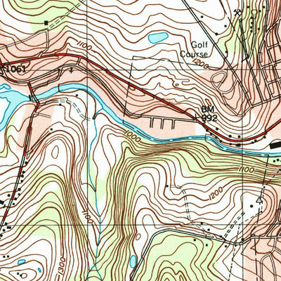 United States Geological Survey Honesdale, PA (1999, 24000-Scale) digital map