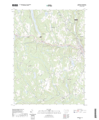 United States Geological Survey Honesdale, PA (2023, 24000-Scale) digital map