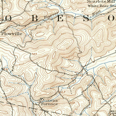 United States Geological Survey Honey Brook, PA (1905, 62500-Scale) digital map