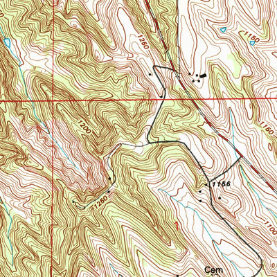 United States Geological Survey Honey Creek, IA (1994, 24000-Scale) digital map