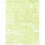 United States Geological Survey Honeymoon Lake, ID (1990, 24000-Scale) digital map