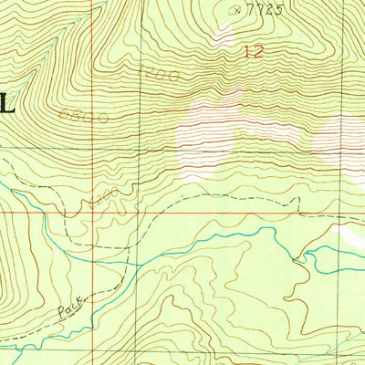 United States Geological Survey Honeymoon Lake, ID (1990, 24000-Scale) digital map