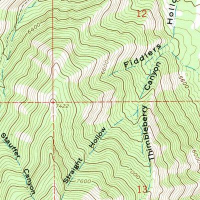 United States Geological Survey Honeyville, UT (1961, 24000-Scale) digital map