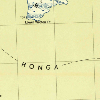 United States Geological Survey Honga, MD (1943, 31680-Scale) digital map