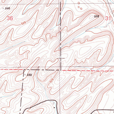 United States Geological Survey Honn Lakes, WA (1981, 24000-Scale) digital map
