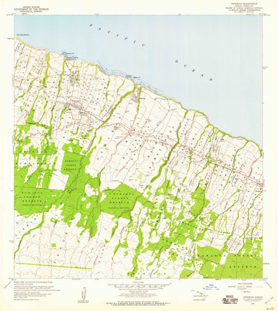 United States Geological Survey Honokaa, HI (1957, 24000-Scale) digital map