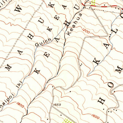 United States Geological Survey Honokaa, HI (1957, 24000-Scale) digital map