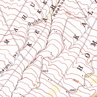 United States Geological Survey Honokaa, HI (1983, 24000-Scale) digital map
