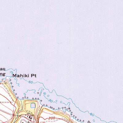 United States Geological Survey Honokaa, HI (1983, 24000-Scale) digital map
