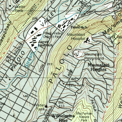 United States Geological Survey Honolulu, HI (1998, 24000-Scale) digital map