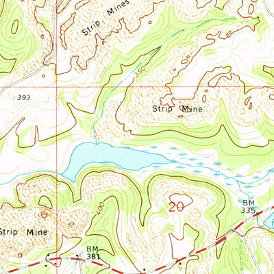 United States Geological Survey Honoraville, AL (1971, 24000-Scale) digital map