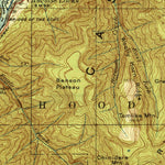 United States Geological Survey Hood River, OR-WA (1929, 125000-Scale) digital map
