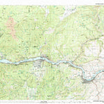 United States Geological Survey Hood River, OR-WA (1982, 100000-Scale) digital map