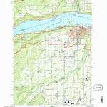 United States Geological Survey Hood River, OR-WA (1994, 24000-Scale) digital map