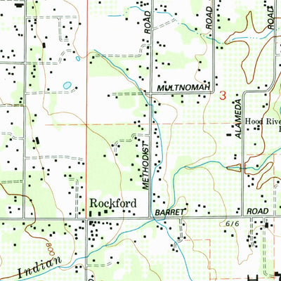 United States Geological Survey Hood River, OR-WA (1994, 24000-Scale) digital map