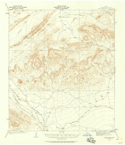 United States Geological Survey Hood Spring, TX (1917, 62500-Scale) digital map