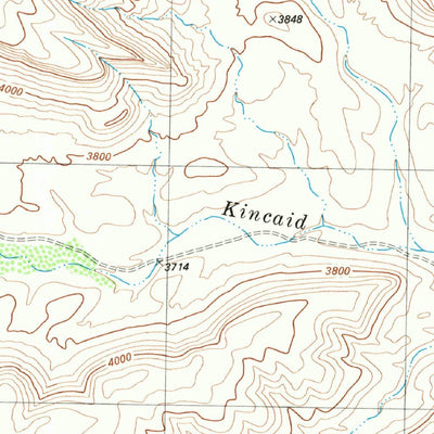 United States Geological Survey Hood Spring, TX (1983, 24000-Scale) digital map