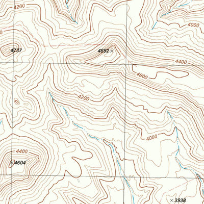 United States Geological Survey Hood Spring, TX (1983, 24000-Scale) digital map