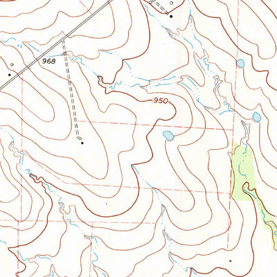 United States Geological Survey Hood, TX (1961, 24000-Scale) digital map