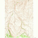 United States Geological Survey Hoodlum Canyon, OR (1968, 24000-Scale) digital map